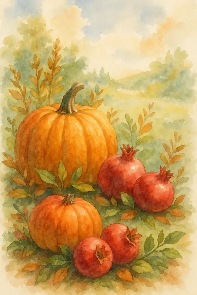 Golden Harvest Elixirs & Healing Bowls: Nourishing with Autumn Fruits